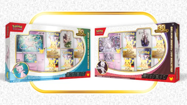 Collection avec figurine – Mew et Mewtwo